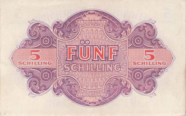 5 Schilling p105 Alliierte Militärbehörde